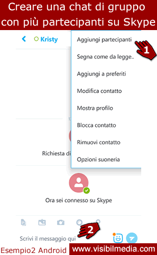 chat di gruppo skype