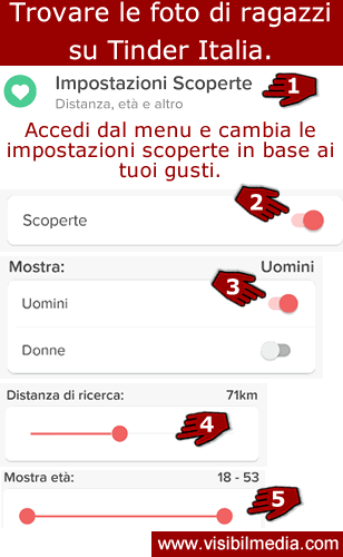 foto ragazzi su tinder